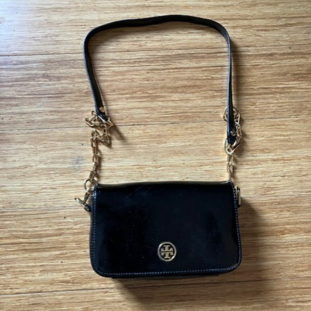 Tory Burch mini bag and Neiman Marcus Leather Gloves- Sxy Diva Combo